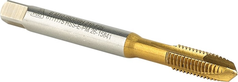 M9 Hss Tin Kaplı Düz Makina Klavuzu