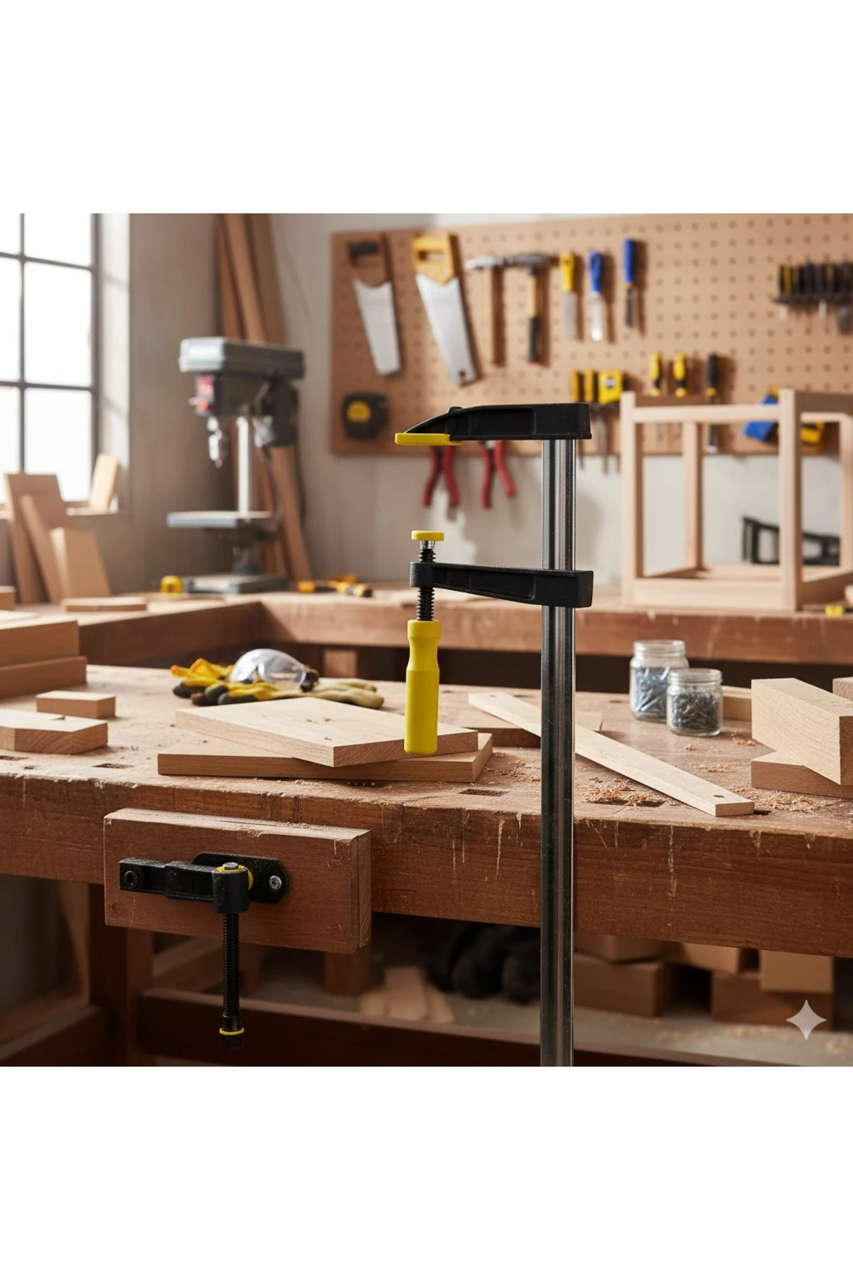 80x300 Kalın İşkence Marangoz İşkencesi Mengene