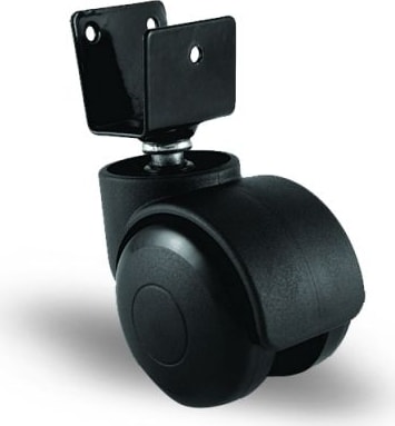 4 Adet Ec08Gmkm50, U Tablalı Mobilya Tekerleği, Sehpa Tekeri, Çap:50, 4Lü Set, Geniş Tip