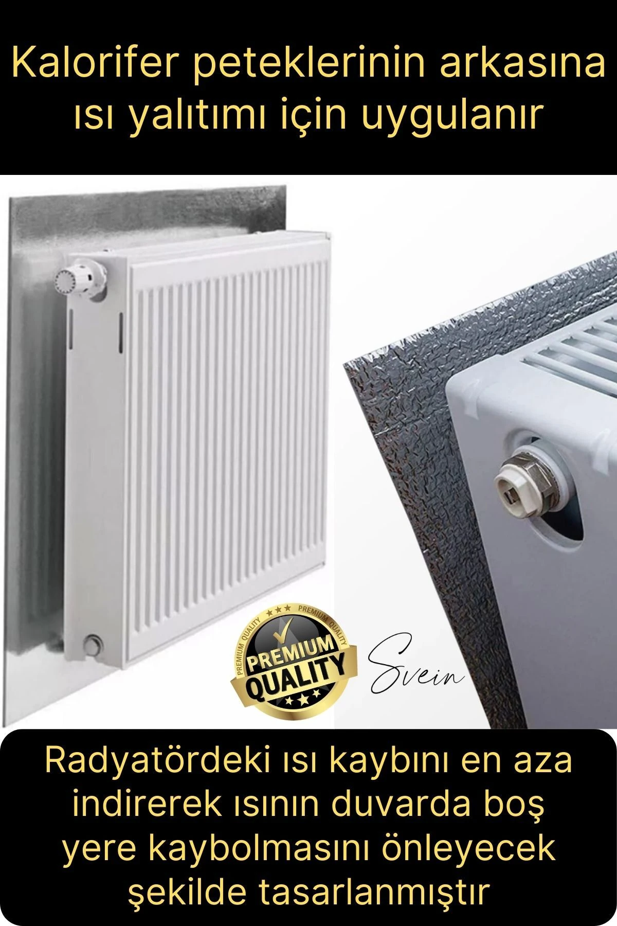 15 Adet Petek Arkası 1 Cm Isı Yalıtım Levhası Radyatör Izolasyon Kalorifer Ev Ofis Tasarruf Arkalığı