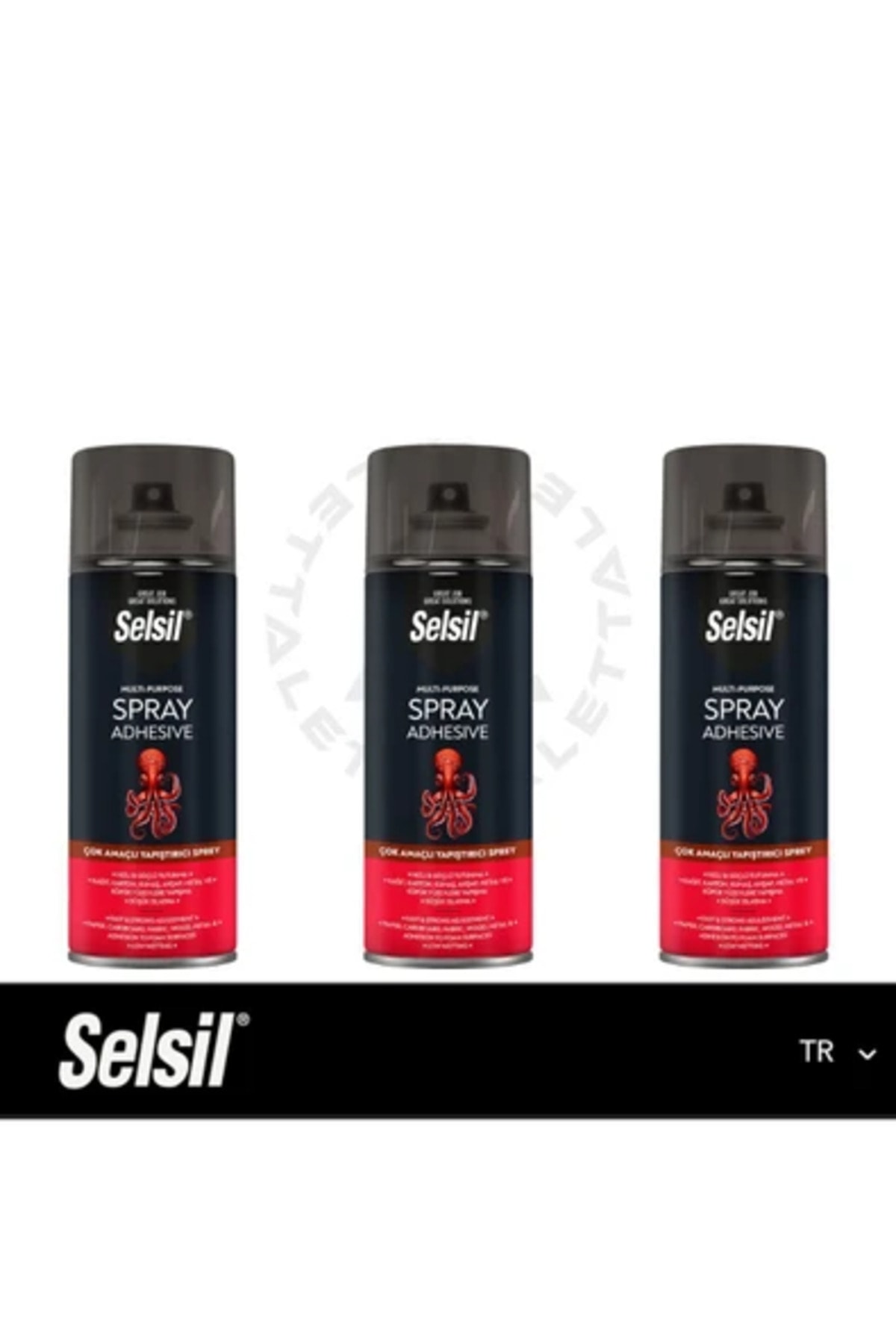 Çok Amaçlı Yapıştırıcı Sprey 500 ML (3 ADET)