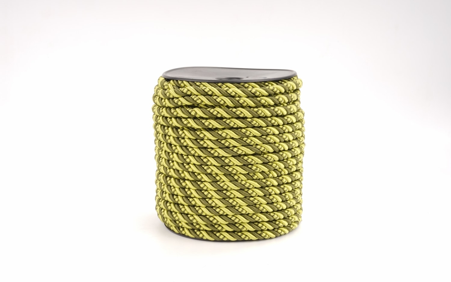 Polyester Kordon İp 10mm 50metre- Koyu yeşil / Açık yeşil