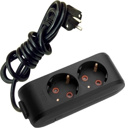 Siyah 2'li 3metre Grup Priz 90133203