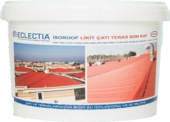 Isoroof Likit Çatı Son Kat Yeşil 18 Kg