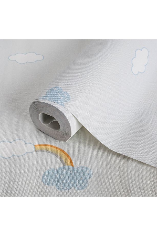 Ada Kids 8902-2 Duvar Kağıdı Mavi Bulutlu
