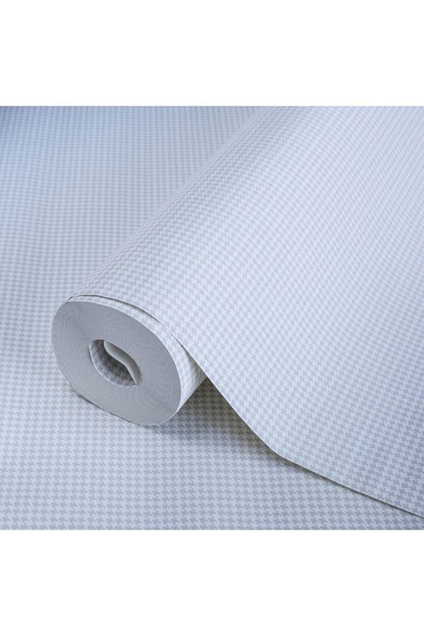 3718 Serıe | Plaın Fıne Textıle Texture Desenli Duvar Kağıdı (3718-1 : Krem, Beyaz)