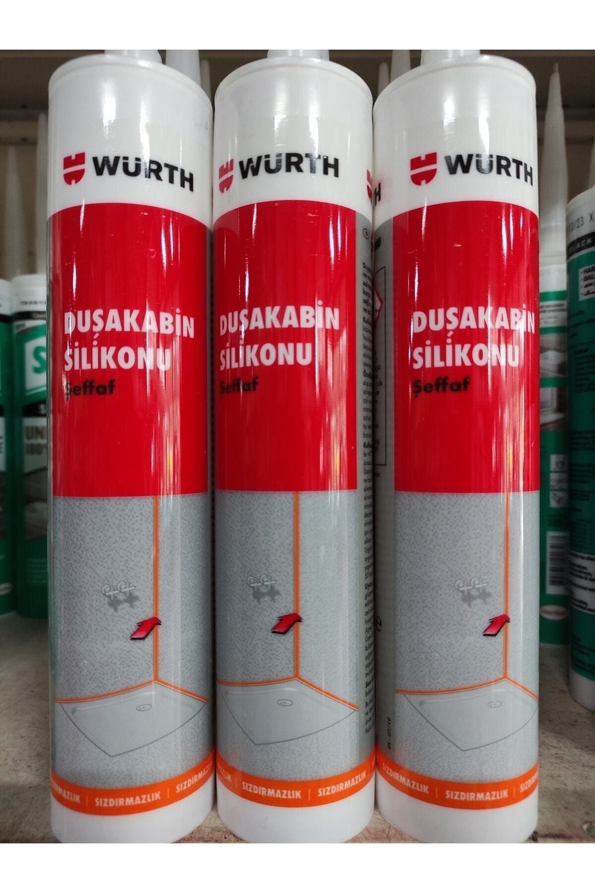 Würt Duşakabin Silikonu Şeffaf 310 ml Transparent 1 Adet