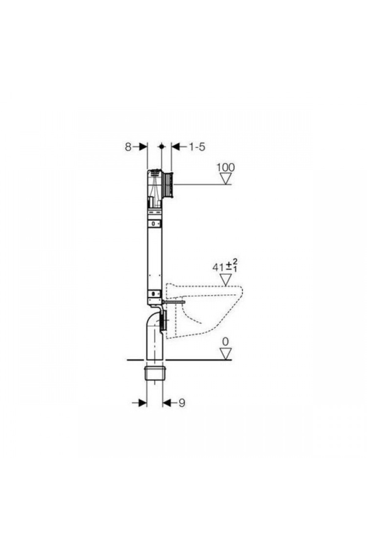 Sigma Gömme Rez. Ince Tip 8cm 110.792.00.1 - 110.772.00.1 Uyumlu