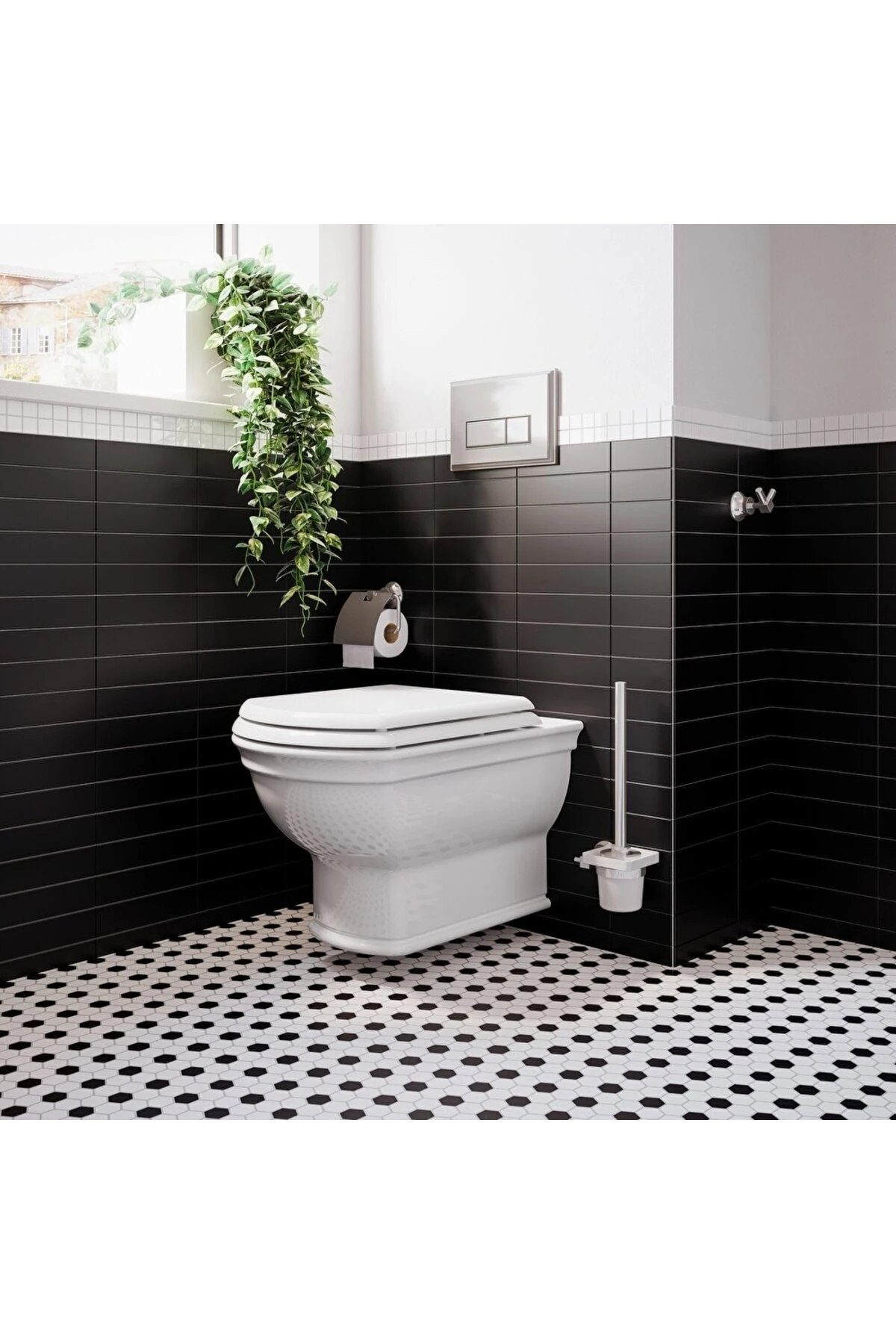 Valarte 7805b003-0090 Rim-ex Asma Klozet, 54 Cm, Beyaz