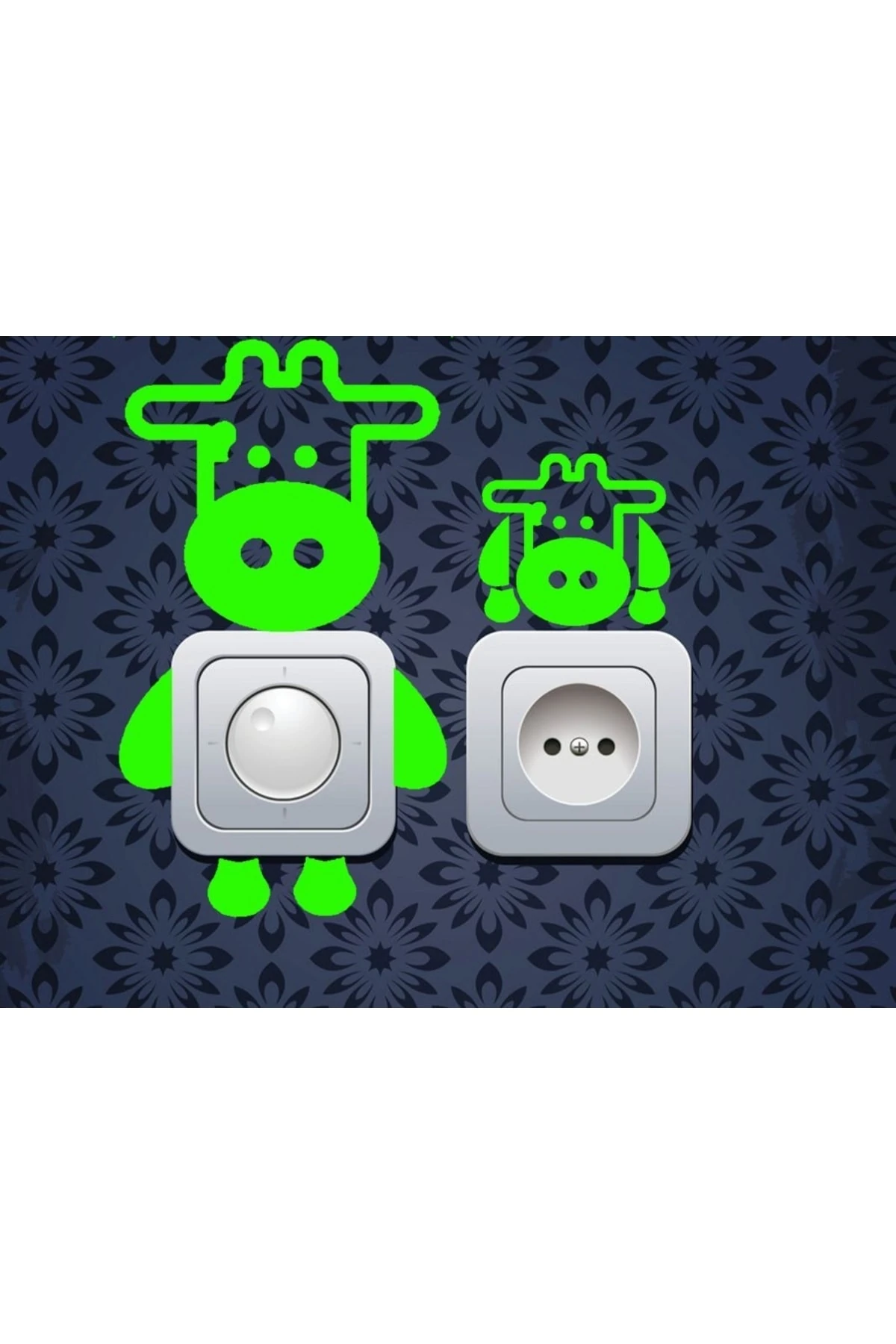 Priz Sticker-ev Duvar Sticker