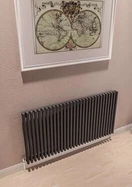 Diva Yatay Çelik Radyatör 1180X600 Pütürlü Beyaz (Ral 9016)