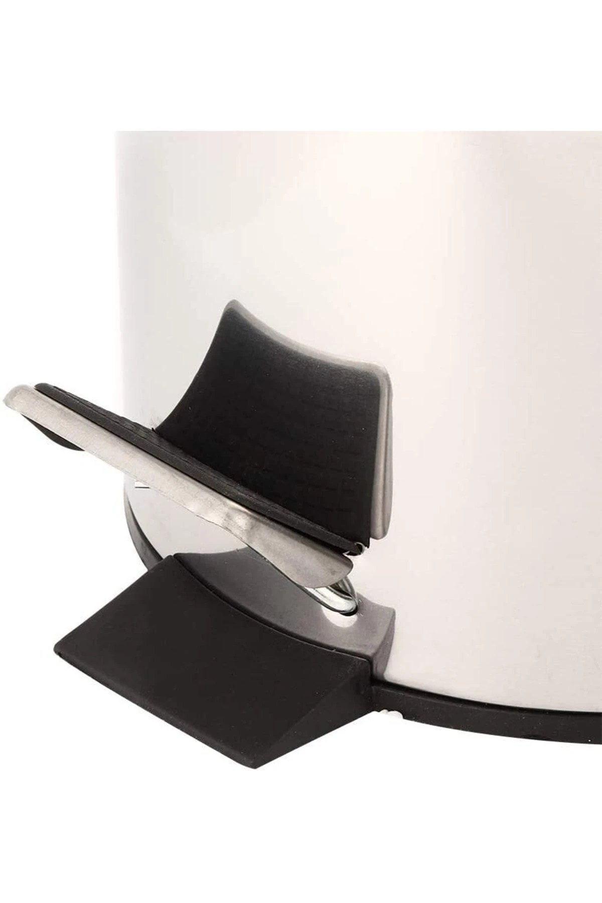 Banyo Tuvalet Balkon Mutfak, Pedallı Paslanmaz Metal Çöp Kovası 3 Litre Fma08400