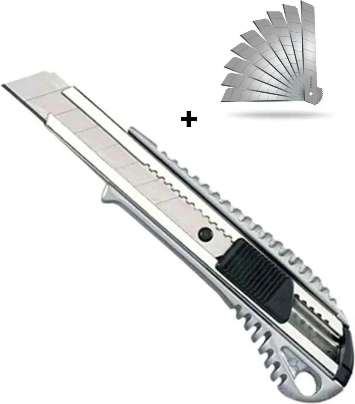Metal Maket Bıçağı 10 Adet Bıçak Yedeği
