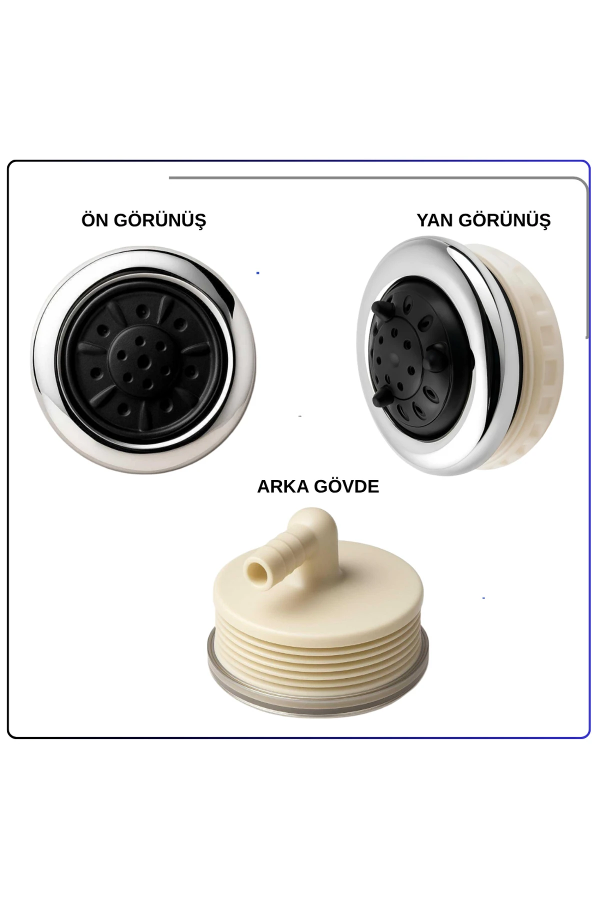 A33344YP MDS Plastik Su Jeti Tek Çıkışlı SNZ10 (Eski seri)