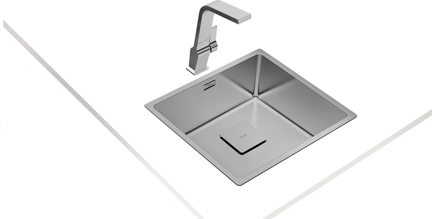 Flexlinea Tezgahaltı Paslanmaz Çelik Mutfak Evyesi 45 x 40 cm