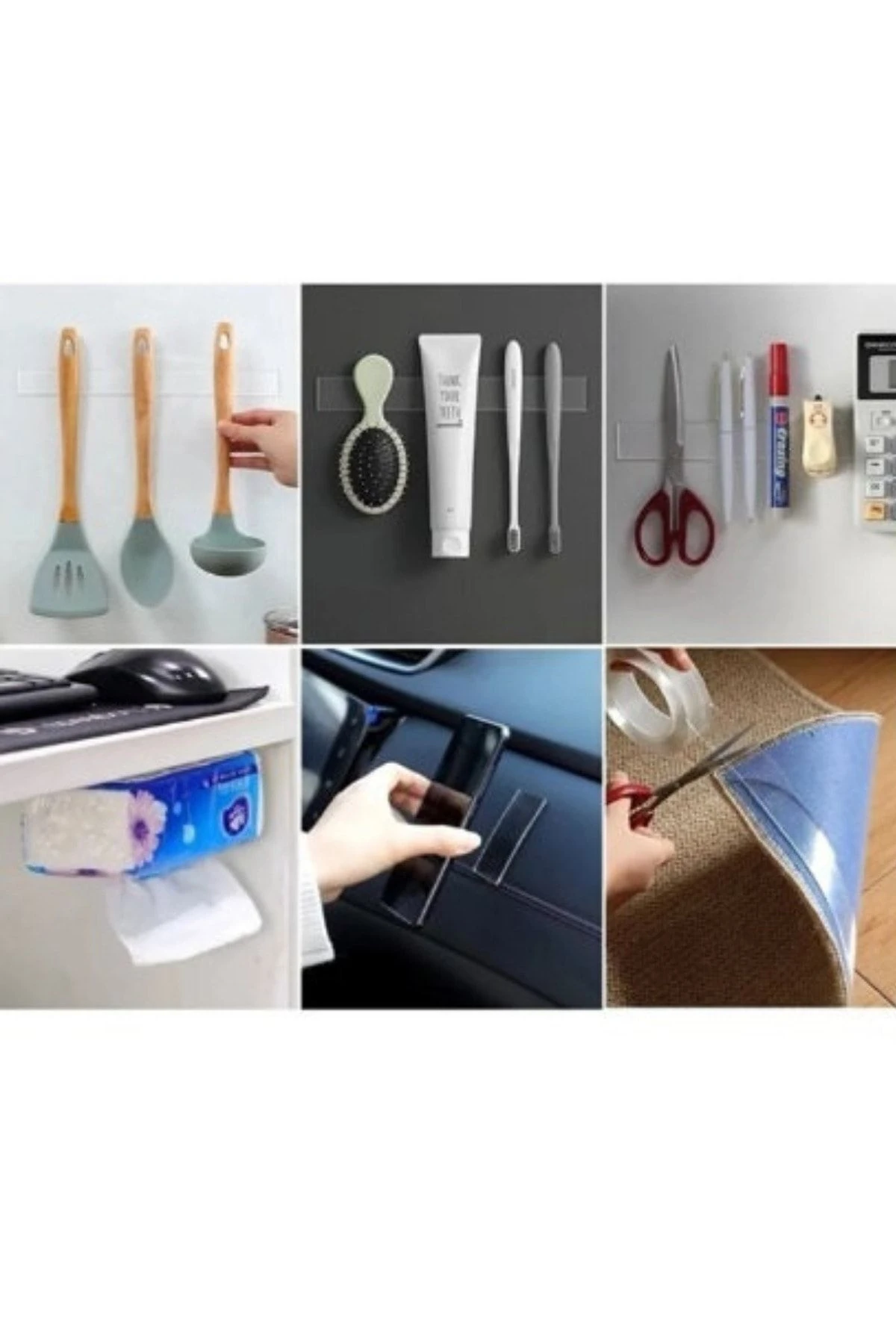 Yüksek Mukavemetli Çift Taraflı Doku Bandı Bant Nano Teknolojili