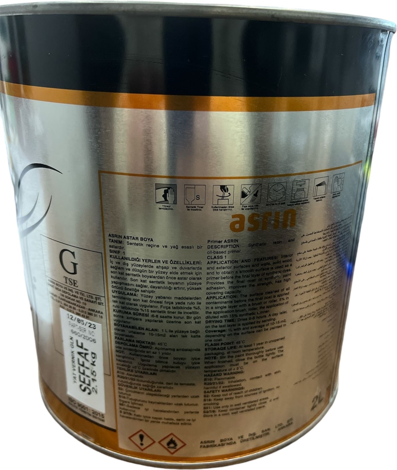Yat Vernik Şeffaf 2,15 kg