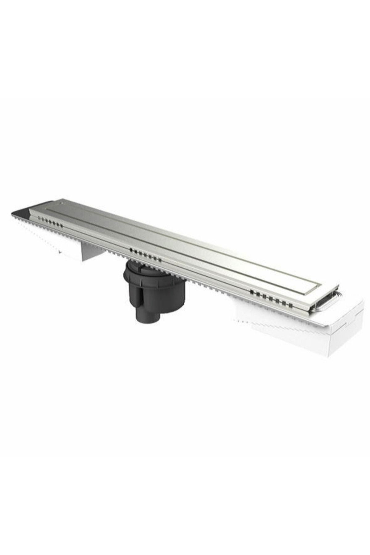Elegant Dikdörtgen Duş Kanalı 80 Cm - Parlak Krom - Alttan - Dk100 080 - 5606778