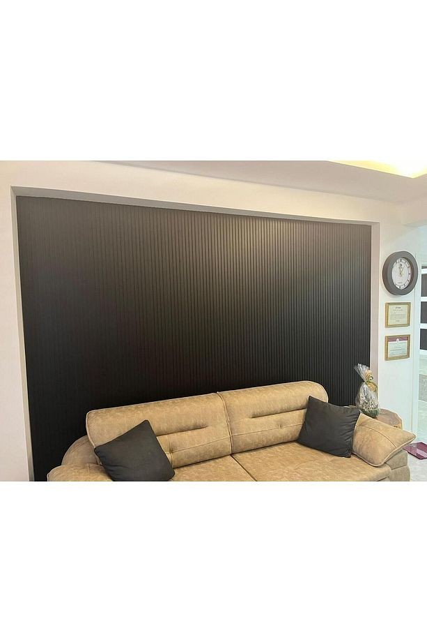 AKYÜREK  LB 3783 SOFT SİYAH DEKOR PROFİL DUVAR KAPLAMA DUVAR PANEL LAMBRİ