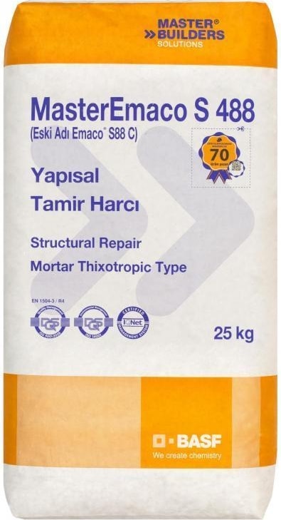 OZKUVVET Emaco S 488 (Basf Yks ) 25 kg Tami̇r Harci S88 C