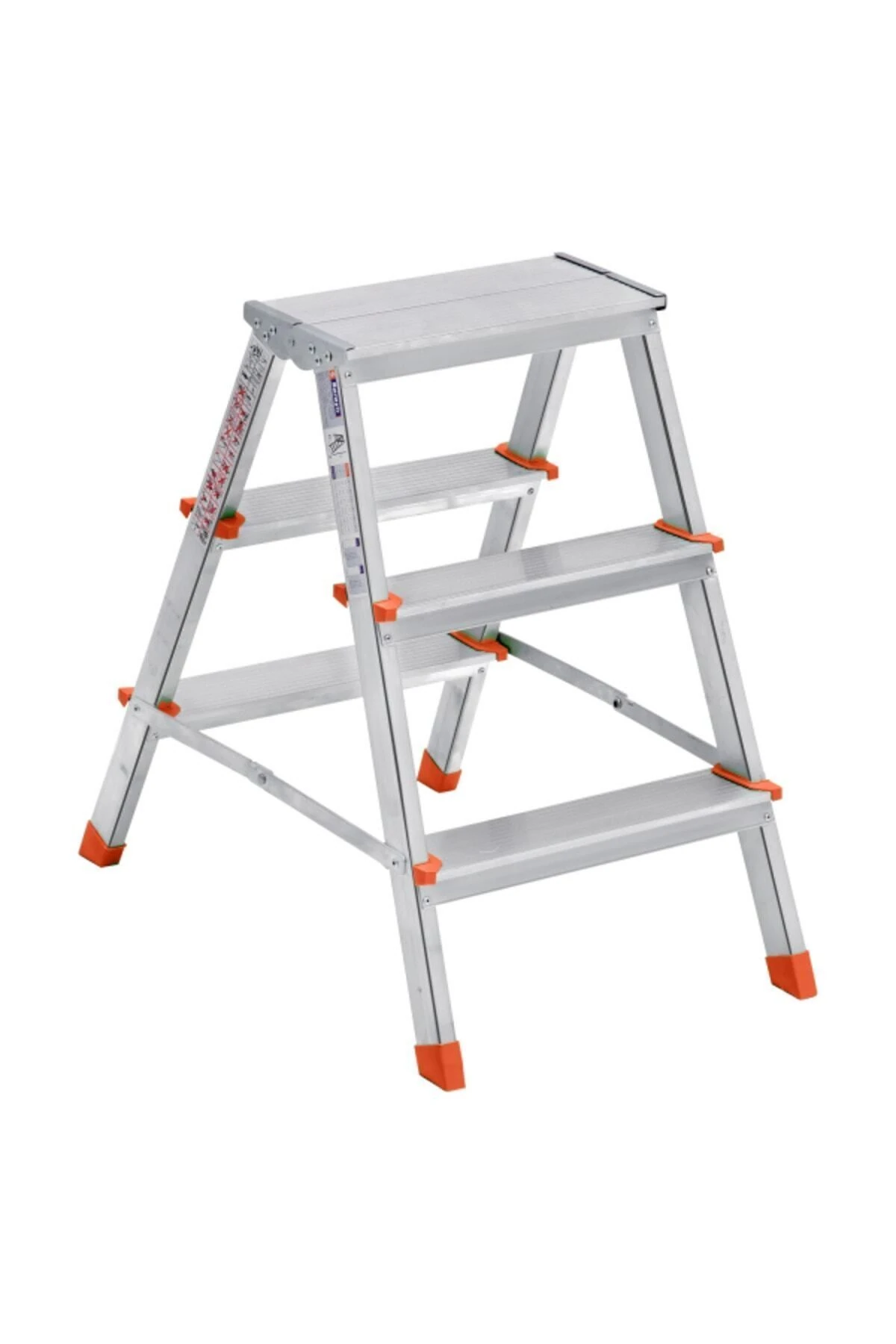 Xxx Paslanmaz Alüminyum Çift Çıkışlı Çift Taraflı Seyyar Merdiven 3 3 Basamaklı