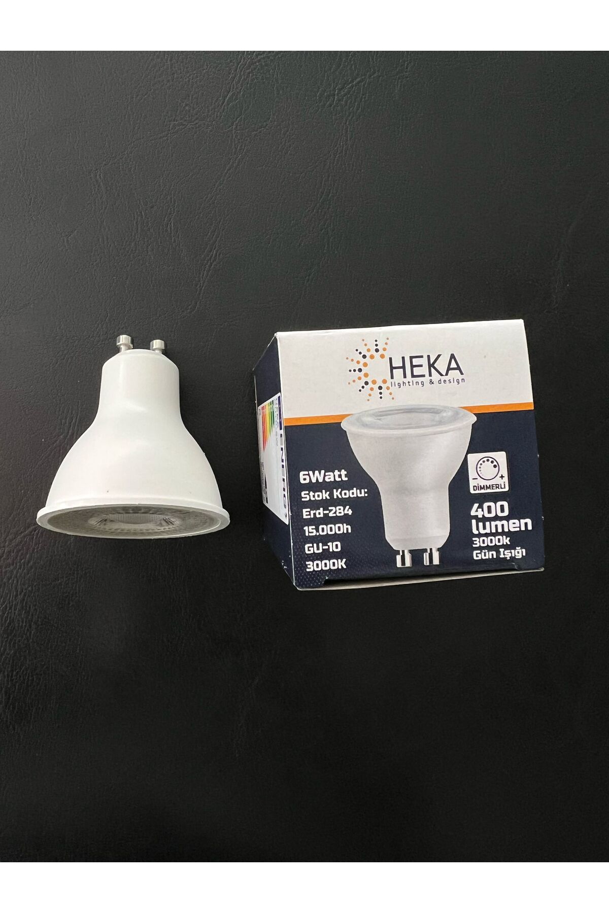 6 WATT GU10 DUYLU DİMMERLİ KULLANIMA UYGUN 3000 KELVİN GÜNIŞIĞI 400 LÜMEN LED AMPÜL