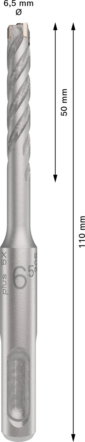 Pro Sds-Plus-5x Kırıcı Delici Ucu 6,5*110 mm 1'li