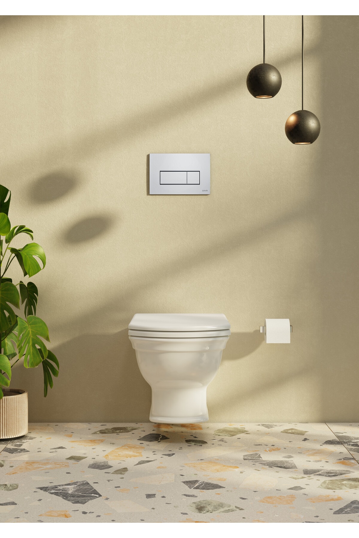 Root Square 740-2380 Kumanda Paneli, Parlak Krom