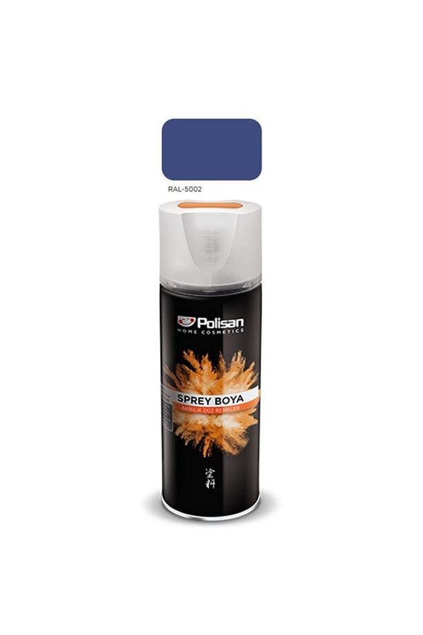 Sprey Boya Lacivert 400 ml Akrilik Düz Renkler Ral 5002