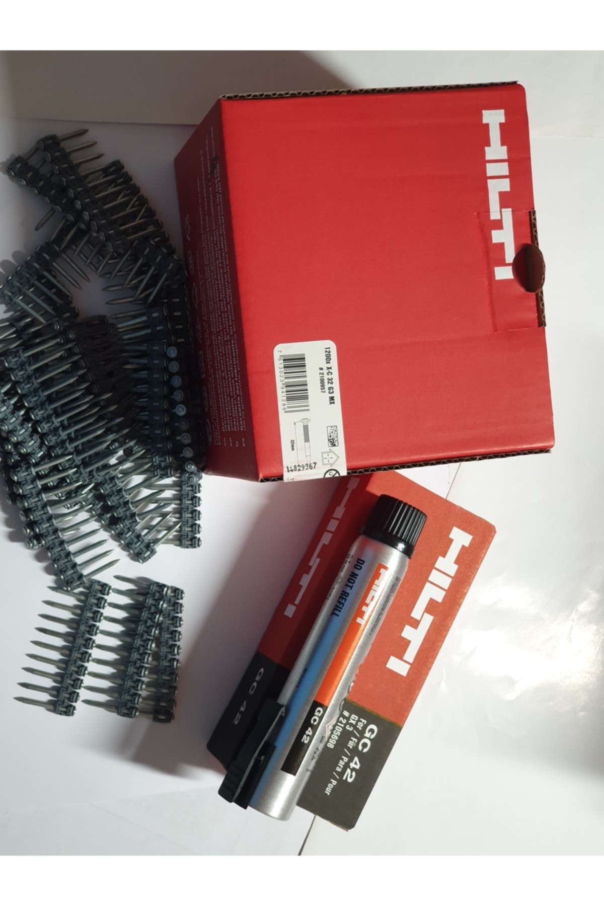 Gx3 1200 Lük Çivi 32 Mx + Gc42 Gaz