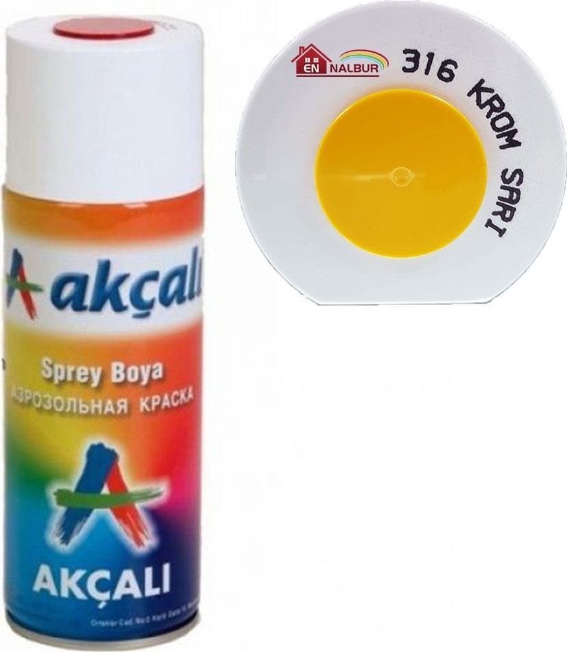 Senson  Sprey Boya 400 ml 316 Krom Sarı