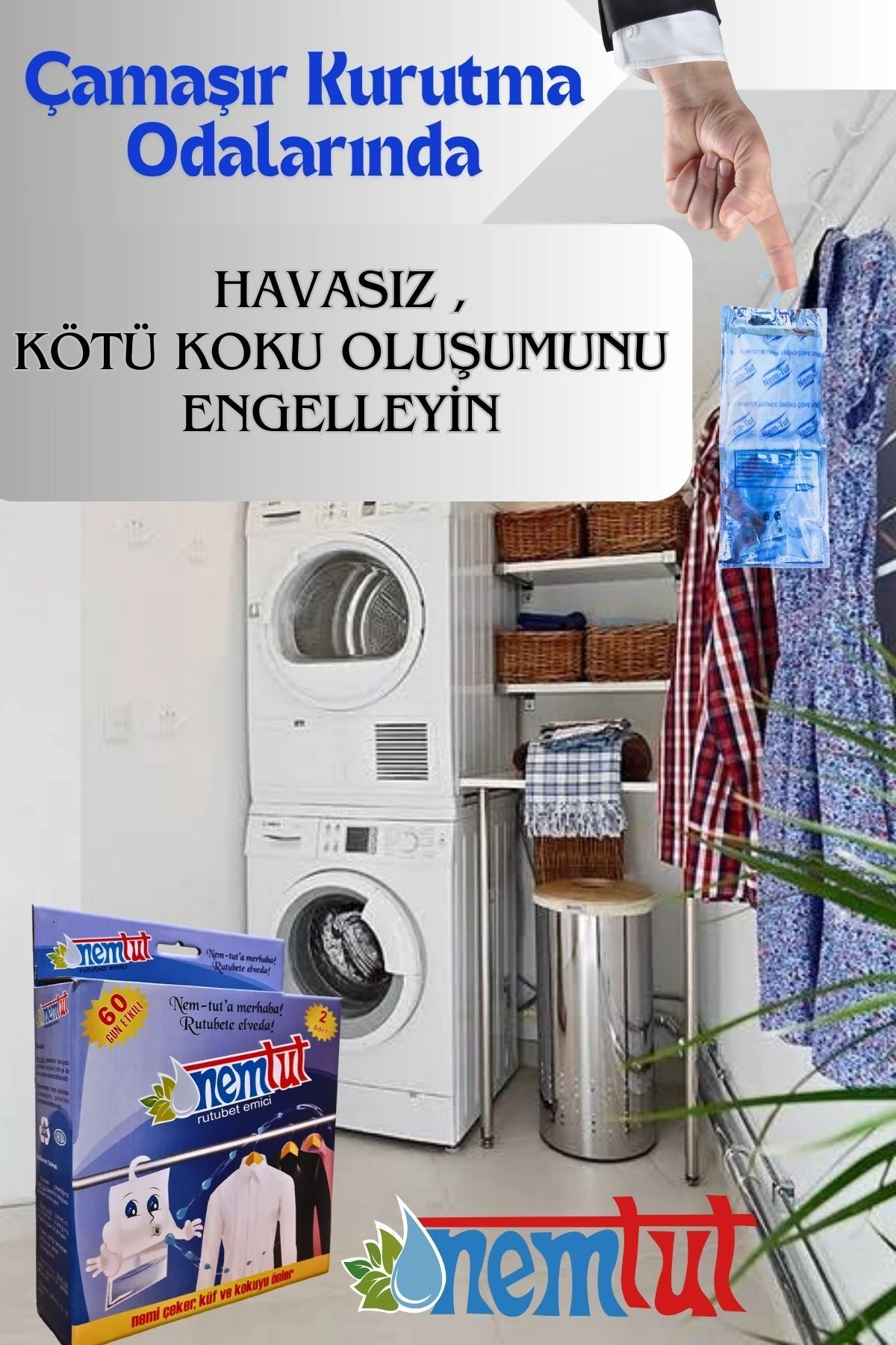 Nem Alıcı Rutubet Emici Koku Giderici Korozyon Önleyici  1 paket 500 gr