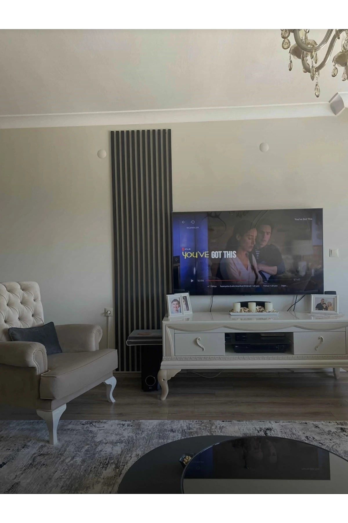 120 Cm 12 Adet Kendinden Yapışkanlı Antrasit Gri Ahşap Çıta