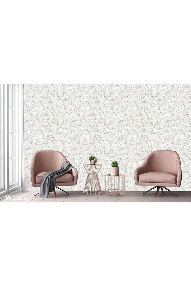 ROKA 23103-1 DAMARLI BEYAZ SEDEFLİ DUVAR KAĞIDI 16,5 m2