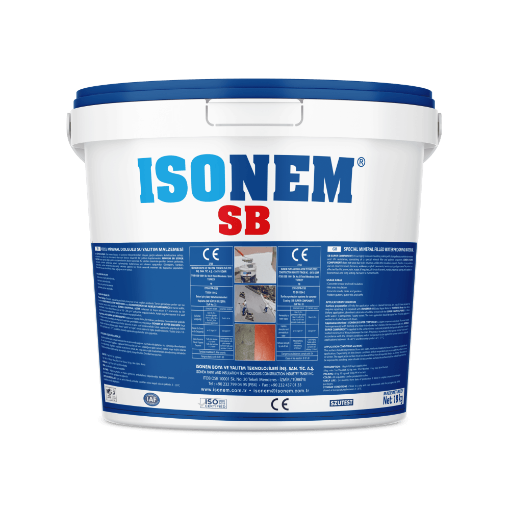 Isonem SB Su Yalıtım Kaplaması 5 kg YEŞİL