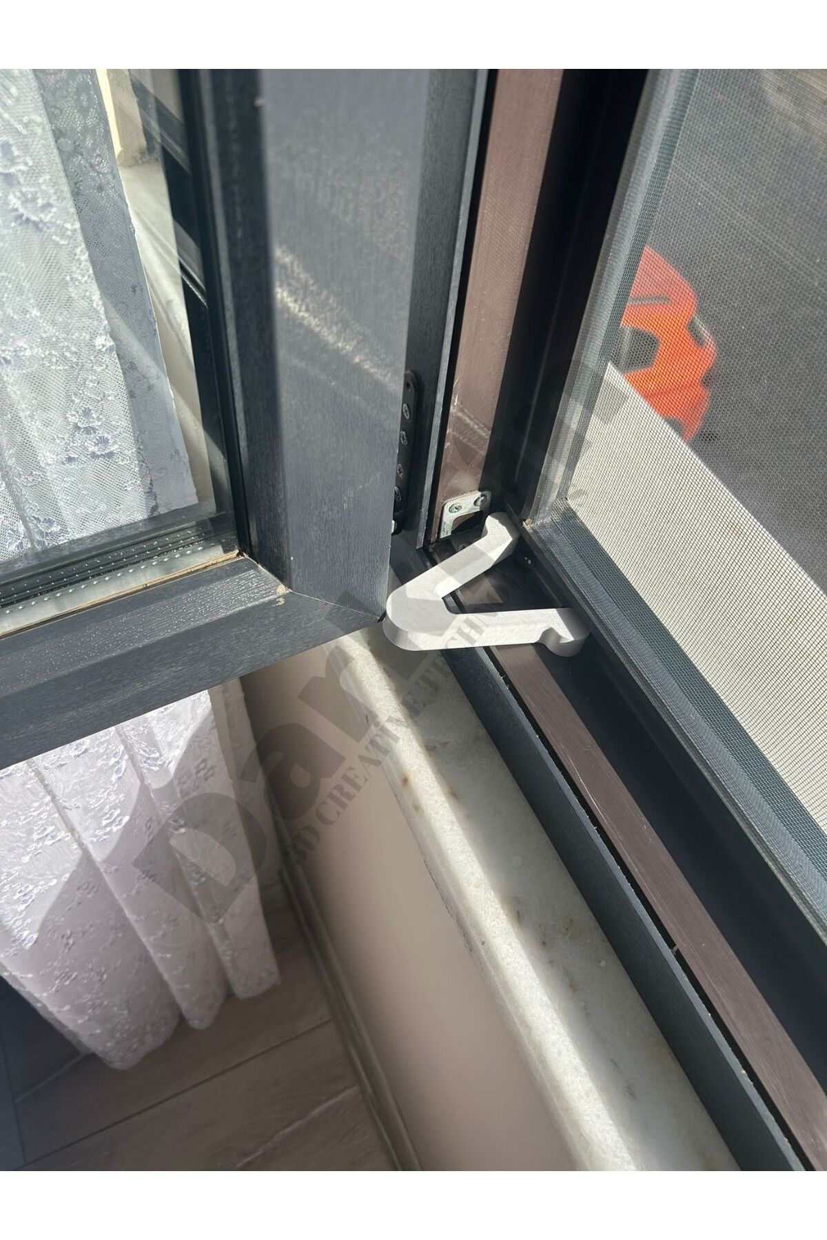 Pencere/Kapı Stoperi Pencere Kapatma Engelleme Pencere Kapanma Engelleyici (beyaz)