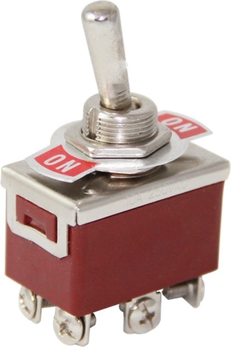 Toggle Switch 6p On-Off Ø12MM (IC-157)