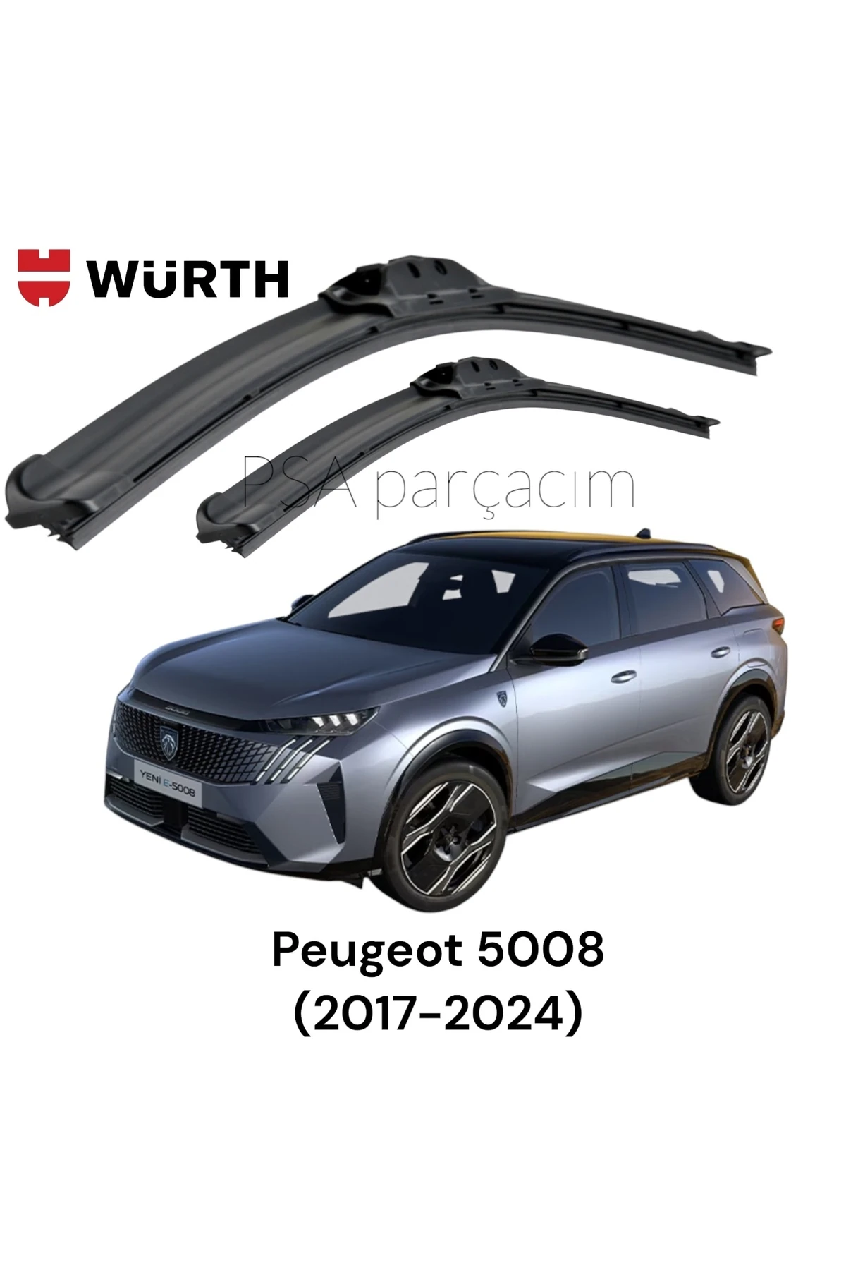 Peugeot 5008 Muz Silecek Takımı (2017-2024) 2'li