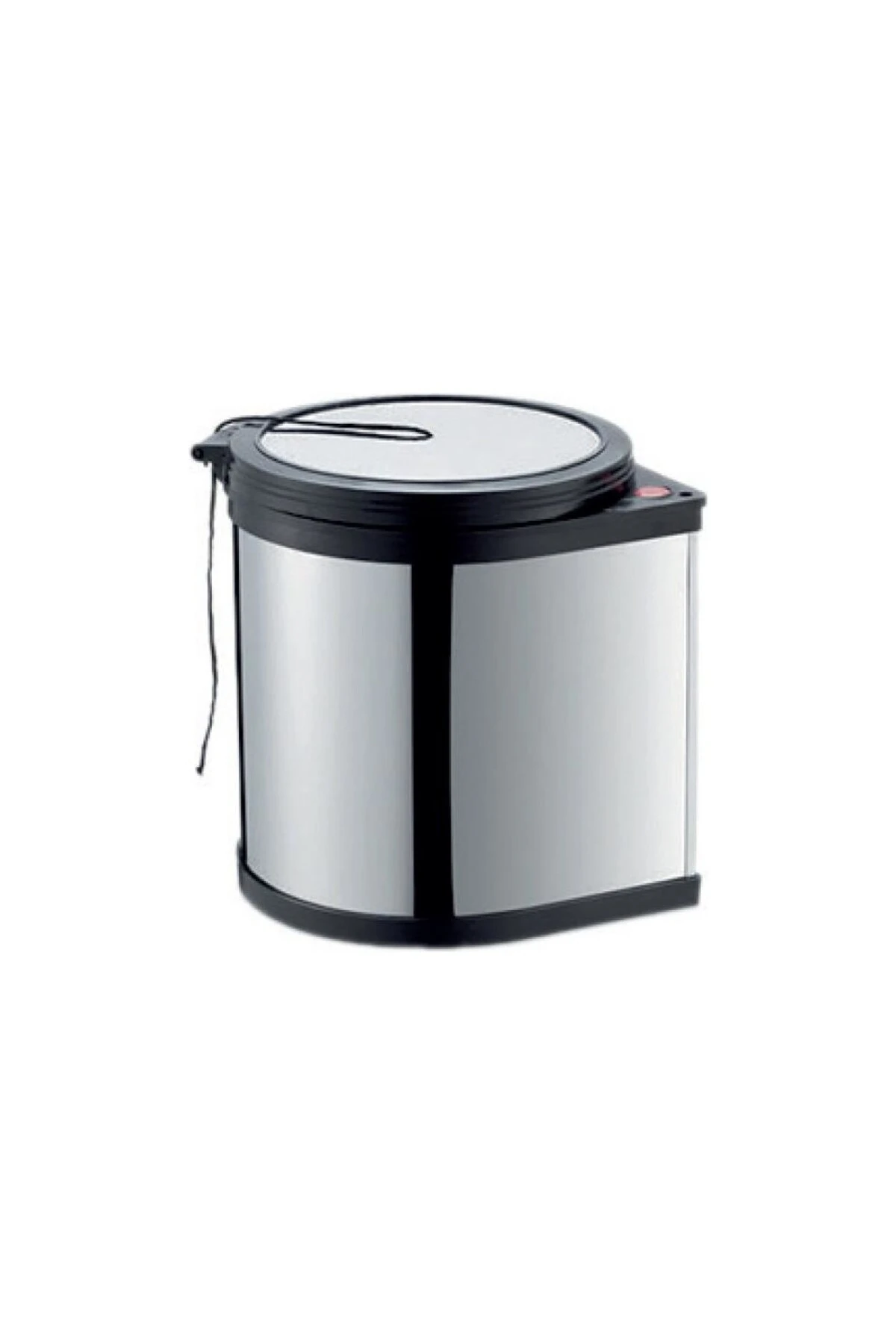 Dolap İçi Kapağa Monte Çöp Kovası 11 Litre Mutfak Tezgah Altı Paslanmaz Çelik Otomatik ekonomik