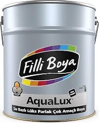 FİLLİ AQUA LUX SU BAZLI PARLAK BOYA BEYAZ