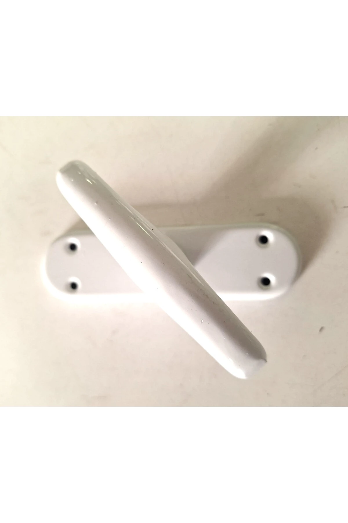 İtalyan Ahşap Pencere Kolu-Mandal Sapı-Metalik Beyaz (4Takım)+Vida Hediyeli