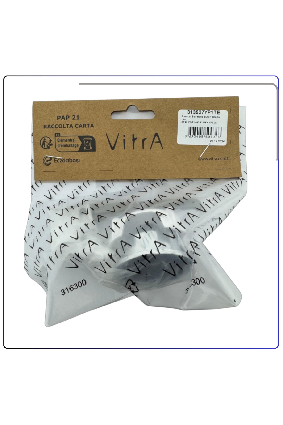 313527YP1TE Tek Basmalı Boşaltma Buton Grubu