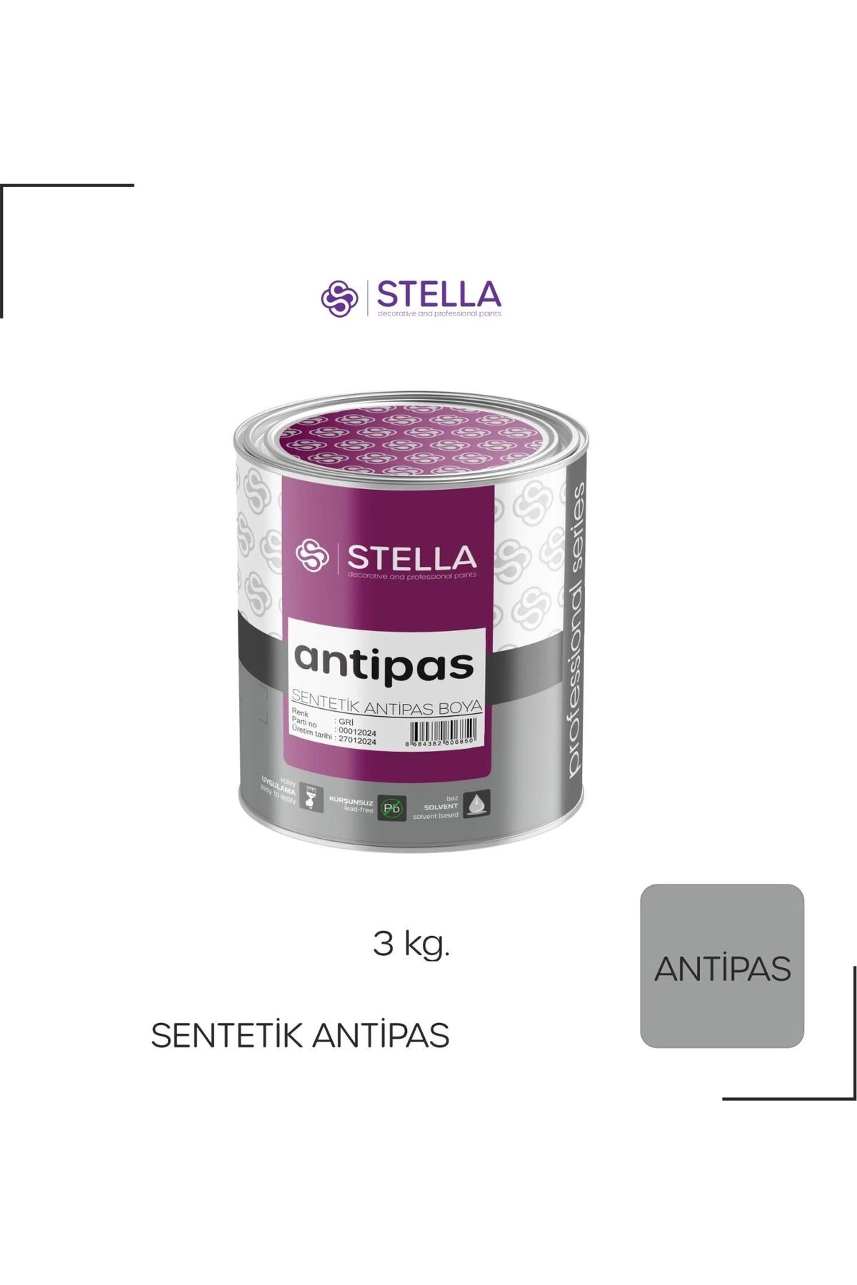 Sentetik antipas astar pas önleyici - GRİ