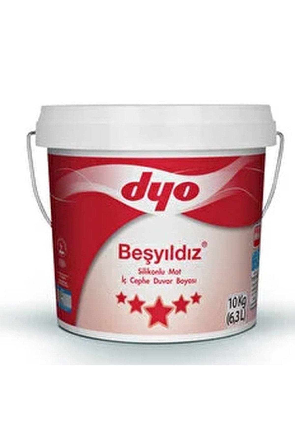 DYO BEŞYILDIZ SİLİKONLU BEYAZ İÇ 10 KG
