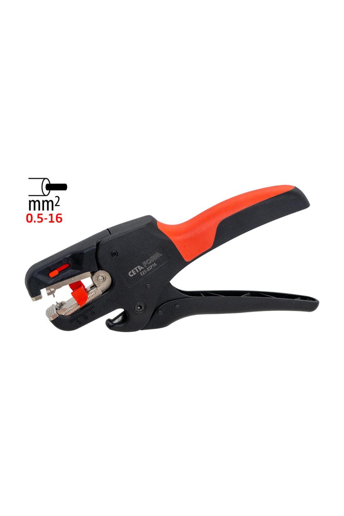 E25-asp16 Otomatik Izoleli Kablo Sıyırma Aleti 0.05-16mm²
