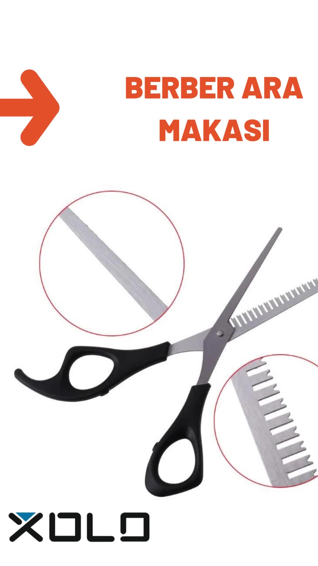 Berber Kuaför Ara Makası 16 Cm