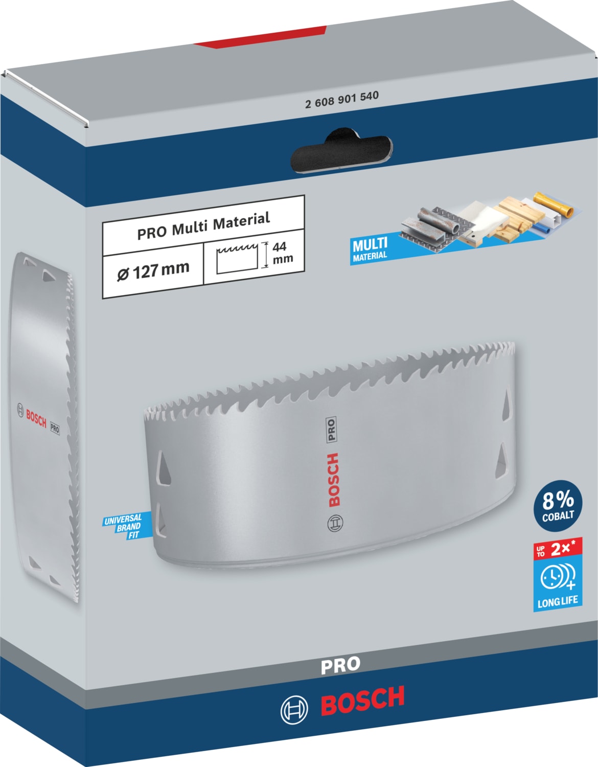 BOSCH - Hss Bi-Metal Delik Açma Testeresi (Panç) 127 mm