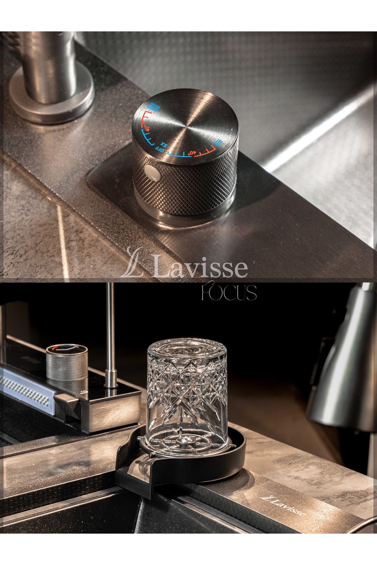 Focus Akıllı Eviye Fonksiyonlu Teknolojik Mutfak Evyesi