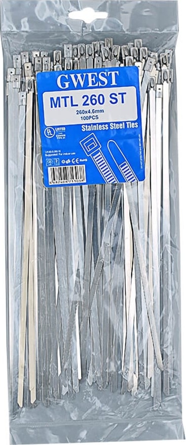 Mtl 260ST 260 x 4,6 Paslanmaz Çelik Kablo Bağı