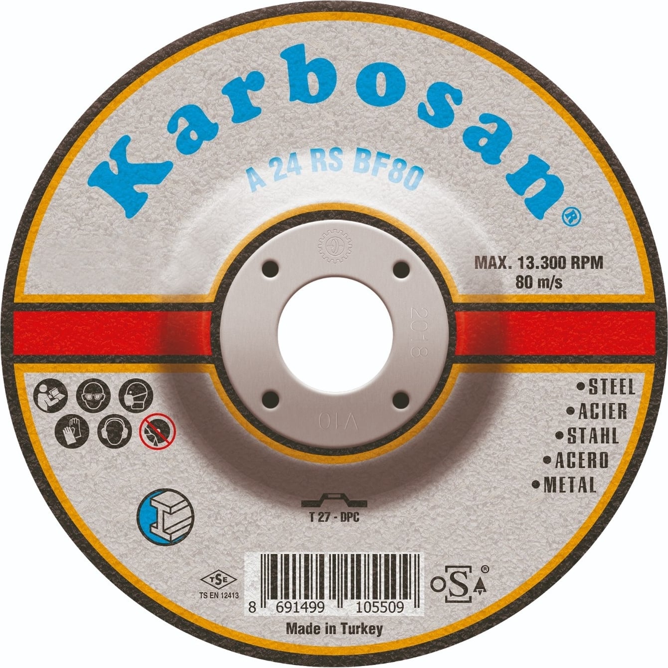 KARBOSAN Nk Flex Taşlama 180X6.4X22